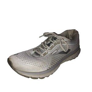 Brooks Ghost 12 Womens US 11 EU 43 Running Athletic Shoes Gray Silver Sneakers